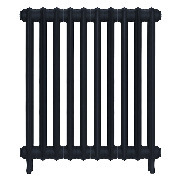 Emmeline II - Midnight Ink Cast Iron Column Radiator H813mm x W695mm 2 Column - Wall Hung