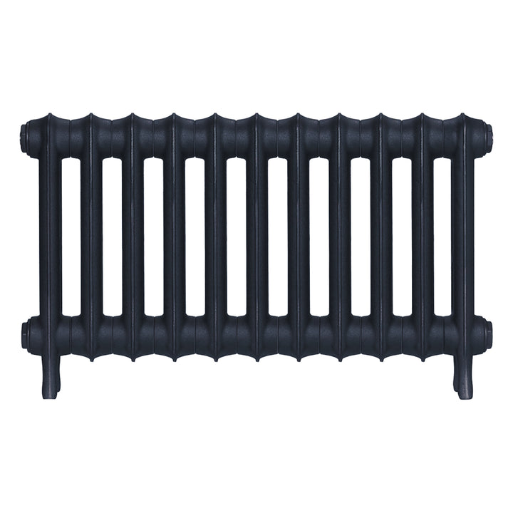 Emmeline II - Midnight Ink Cast Iron Column Radiator H413mm x W762mm 2 Column - Wall Hung