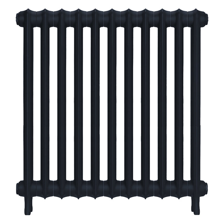 Emmeline II - Midnight Ink Cast Iron Column Radiator H813mm x W762mm 2 Column - Wall Hung