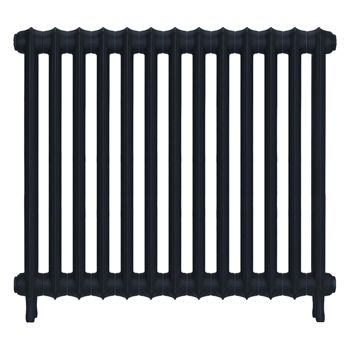 Emmeline II - Midnight Ink Cast Iron Column Radiator H813mm x W895mm 2 Column - Wall Hung