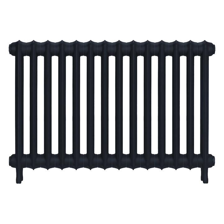 Emmeline II - Midnight Ink Cast Iron Column Radiator H613mm x W961mm 2 Column - Wall Hung