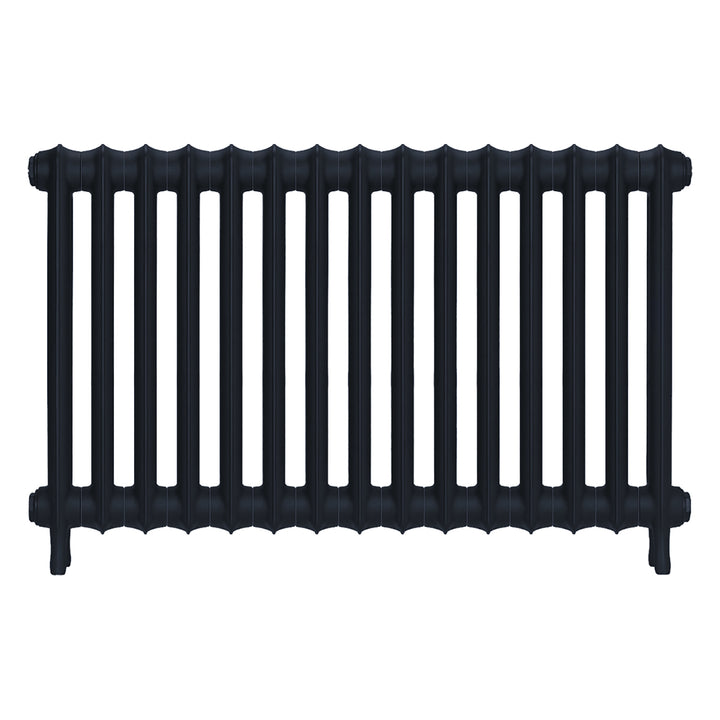 Emmeline II - Midnight Ink Cast Iron Column Radiator H613mm x W1028mm 2 Column - Wall Hung