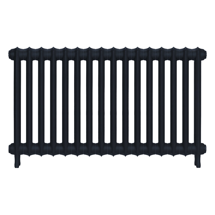 Emmeline II - Midnight Ink Cast Iron Column Radiator H613mm x W1094mm 2 Column - Wall Hung