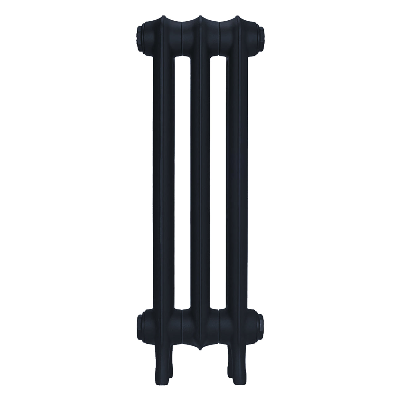Emmeline II - Midnight Ink Cast Iron Column Radiator H613mm x W230mm 2 Column - Wall Hung