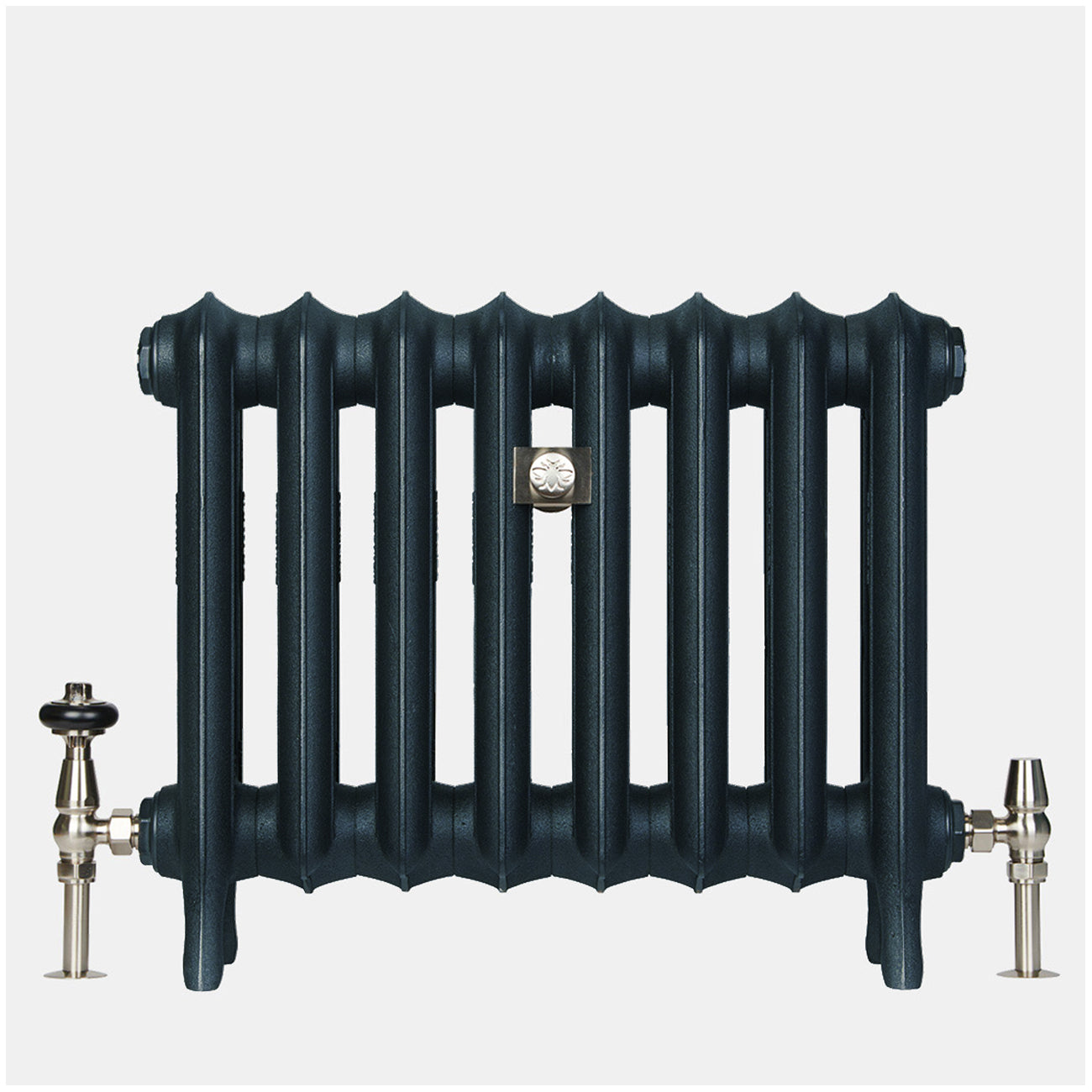 Emmeline II - Midnight Ink Cast Iron Column Radiator H470mm x W230mm 2 Column - Floor Standing