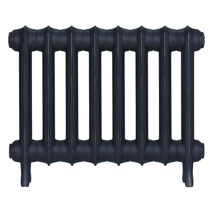Emmeline II - Midnight Ink Cast Iron Column Radiator H413mm x W562mm 2 Column - Wall Hung