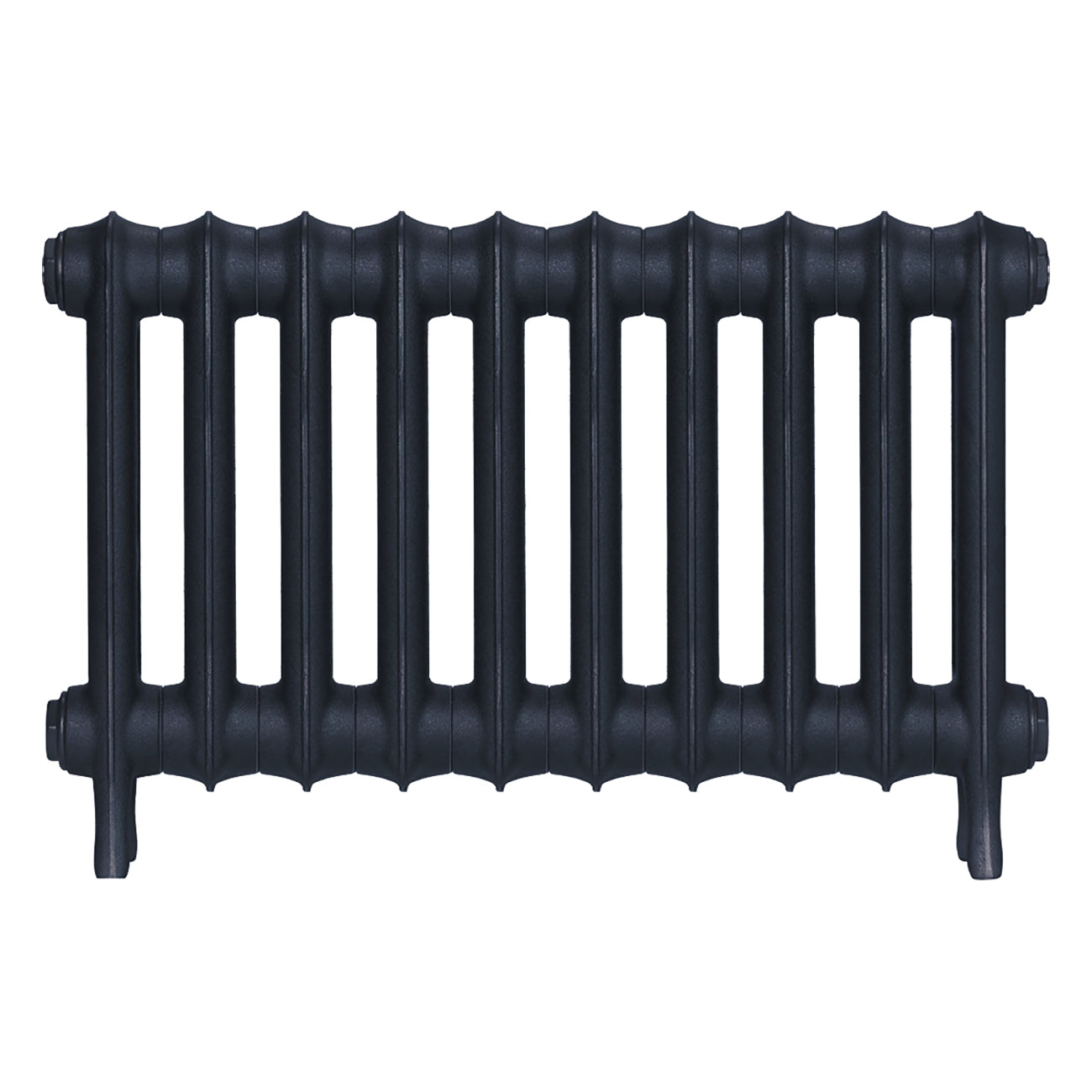 Emmeline III - Midnight Ink Cast Iron Column Radiator H416mm x W695mm 3 Column - Wall Hung
