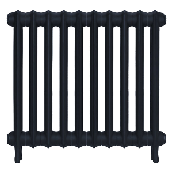 Emmeline III - Midnight Ink Cast Iron Column Radiator H616mm x W695mm 3 Column - Wall Hung