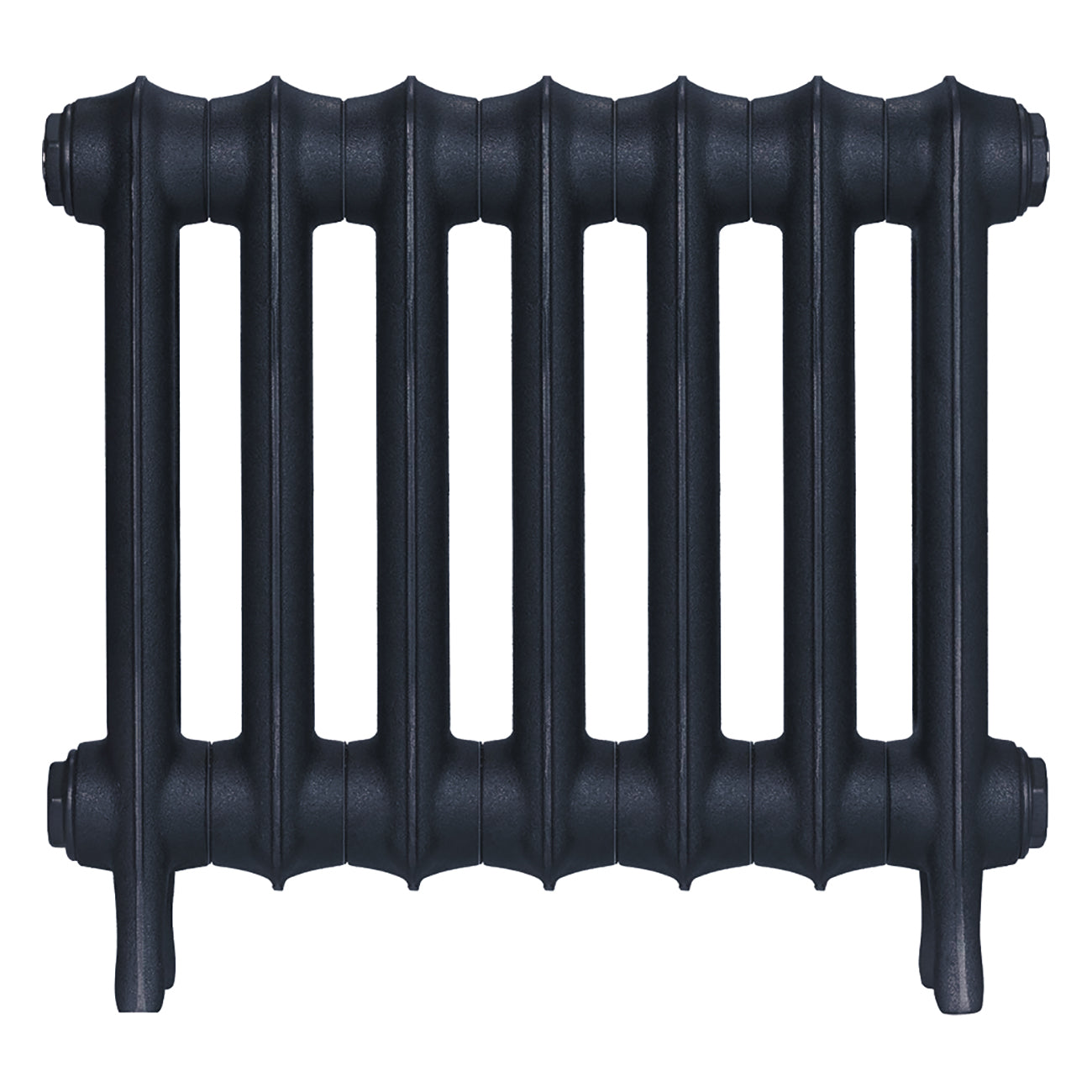 Emmeline III - Midnight Ink Cast Iron Column Radiator H416mm x W496mm 3 Column - Wall Hung