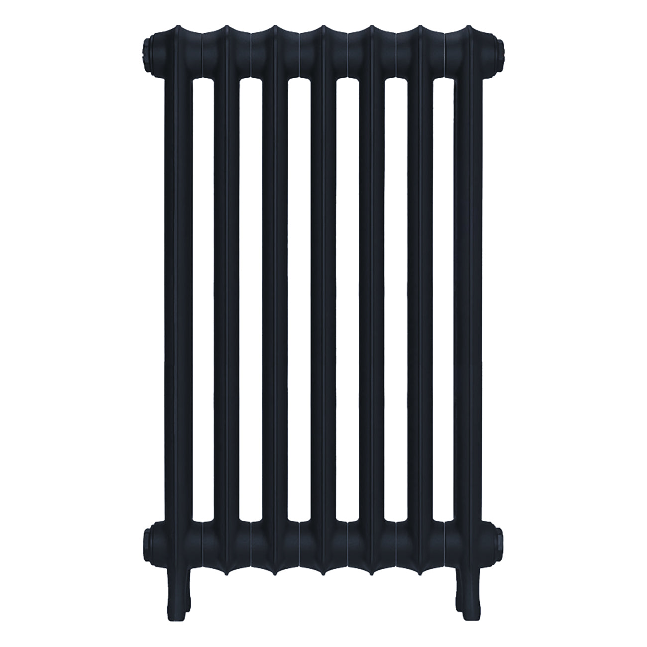 Emmeline III - Midnight Ink Cast Iron Column Radiator H816mm x W496mm 3 Column - Wall Hung