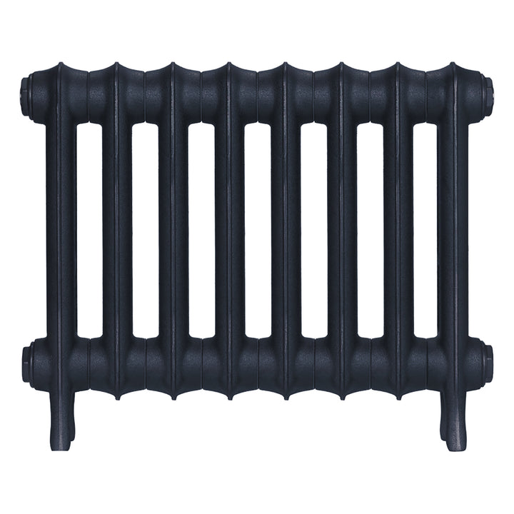 Emmeline III - Midnight Ink Cast Iron Column Radiator H416mm x W562mm 3 Column - Wall Hung