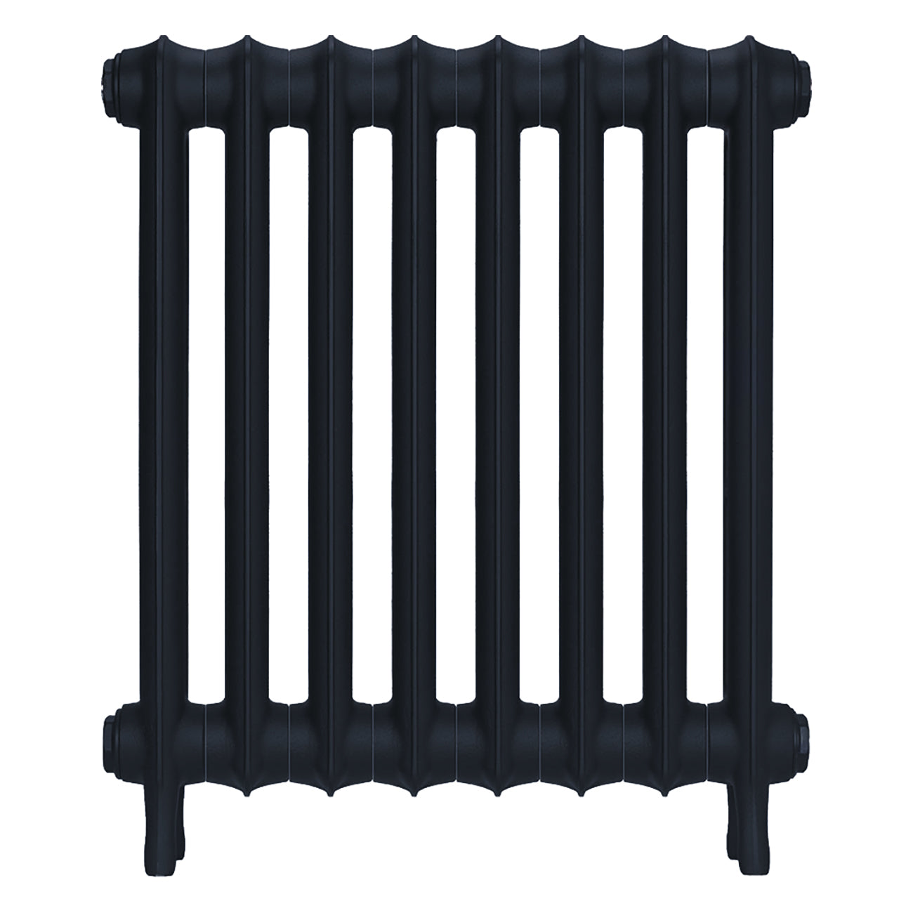Emmeline III - Midnight Ink Cast Iron Column Radiator H616mm x W562mm 3 Column - Wall Hung