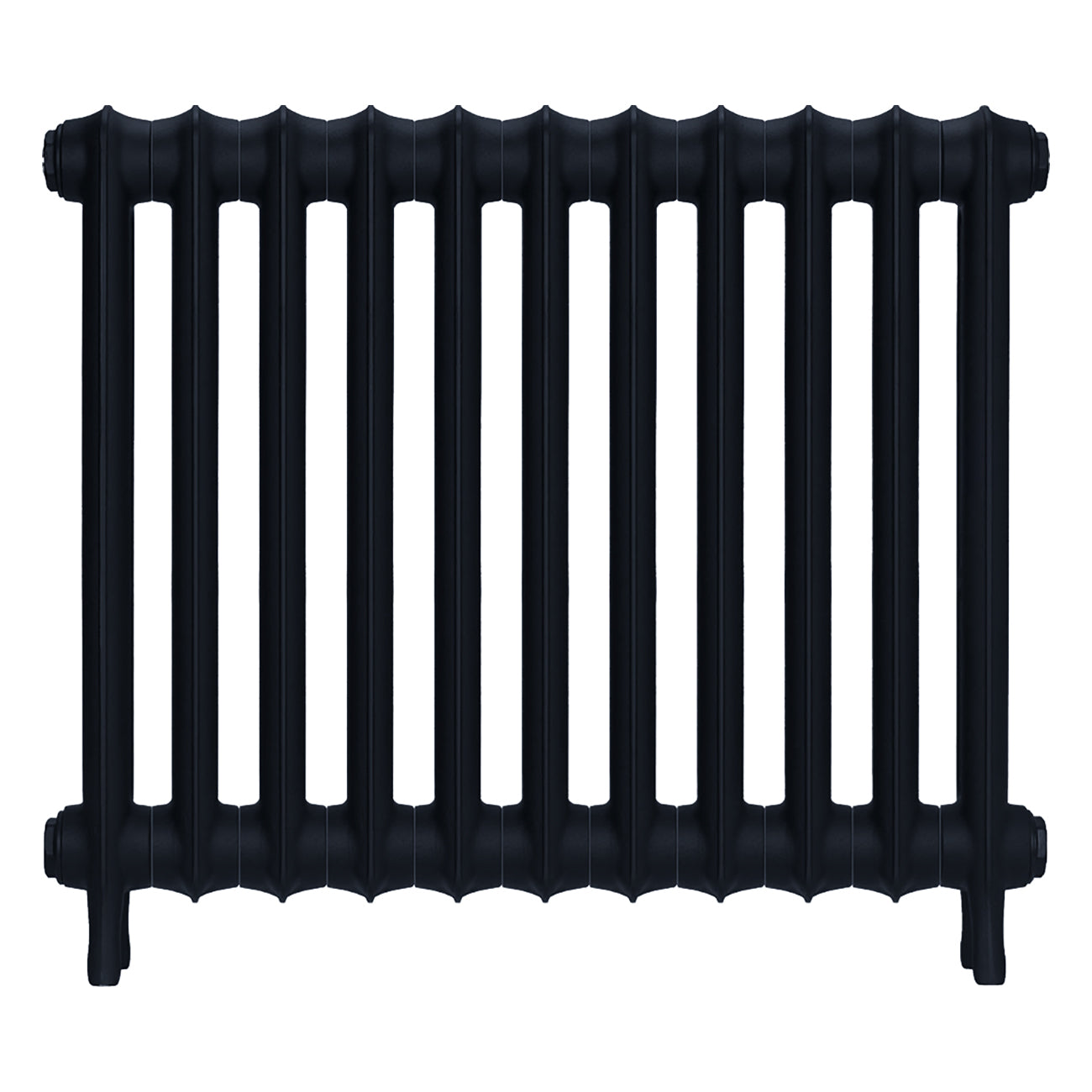 Emmeline I - Pencil Grey Cast Iron Column Radiator H607mm x W762mm 1 Column - Wall Hung