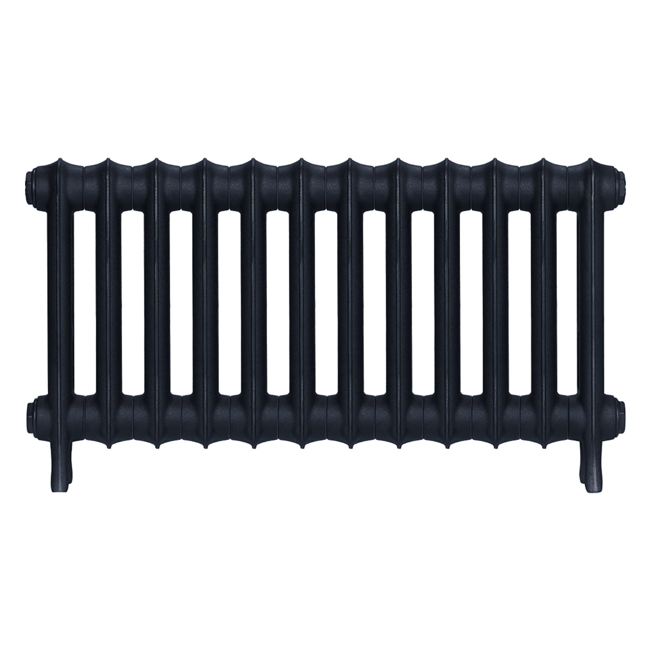 Emmeline I - Pencil Grey Cast Iron Column Radiator H407mm x W828mm 1 Column - Wall Hung
