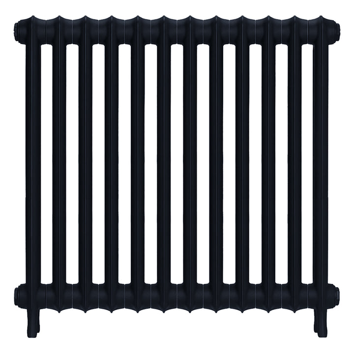 Emmeline I - Pencil Grey Cast Iron Column Radiator H807mm x W828mm 1 Column - Wall Hung