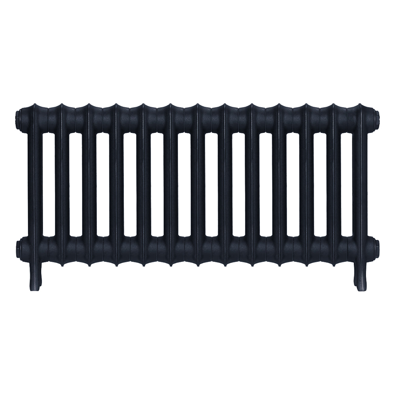 Emmeline I - Pencil Grey Cast Iron Column Radiator H407mm x W895mm 1 Column - Wall Hung
