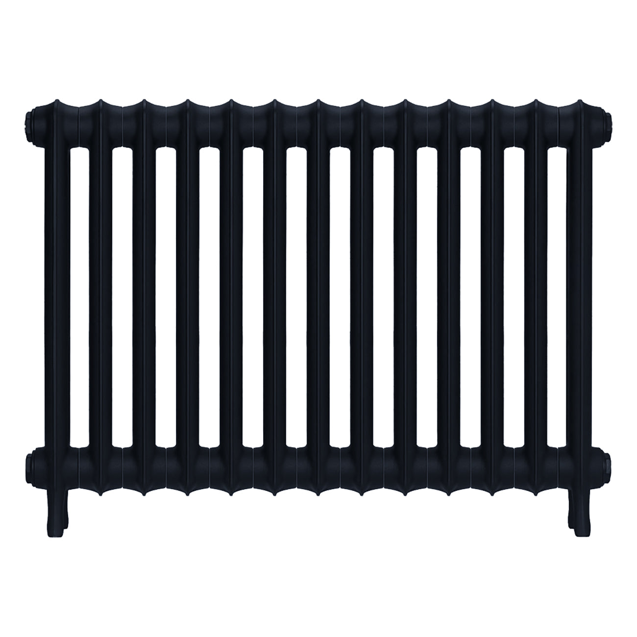 Emmeline I - Pencil Grey Cast Iron Column Radiator H607mm x W895mm 1 Column - Wall Hung