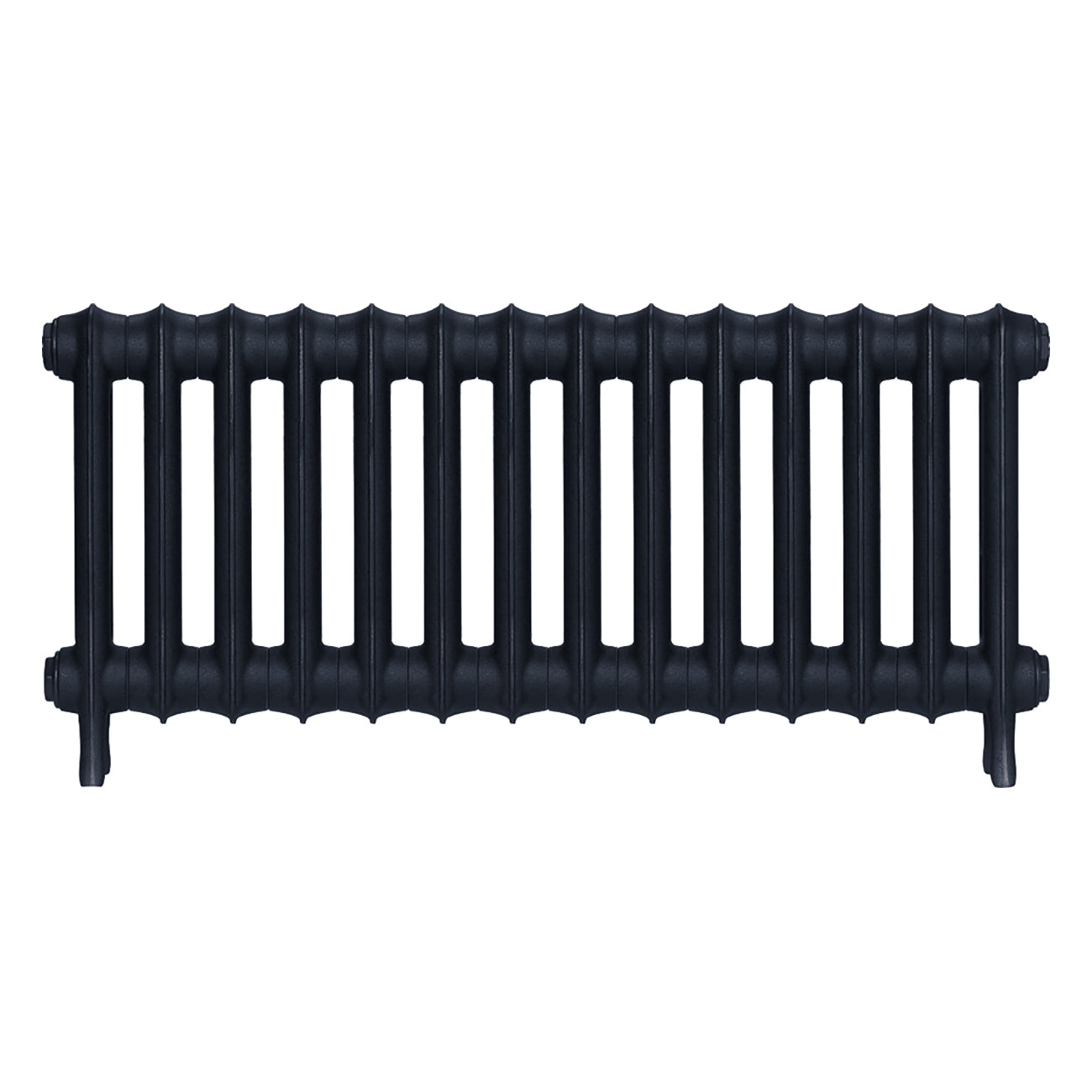 Emmeline I - Pencil Grey Cast Iron Column Radiator H407mm x W961mm 1 Column - Wall Hung