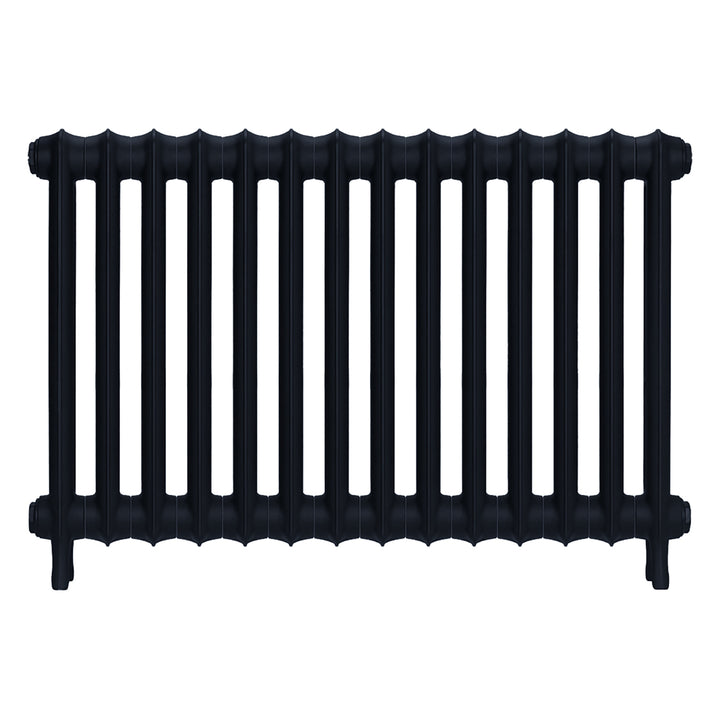 Emmeline I - Pencil Grey Cast Iron Column Radiator H607mm x W961mm 1 Column - Wall Hung
