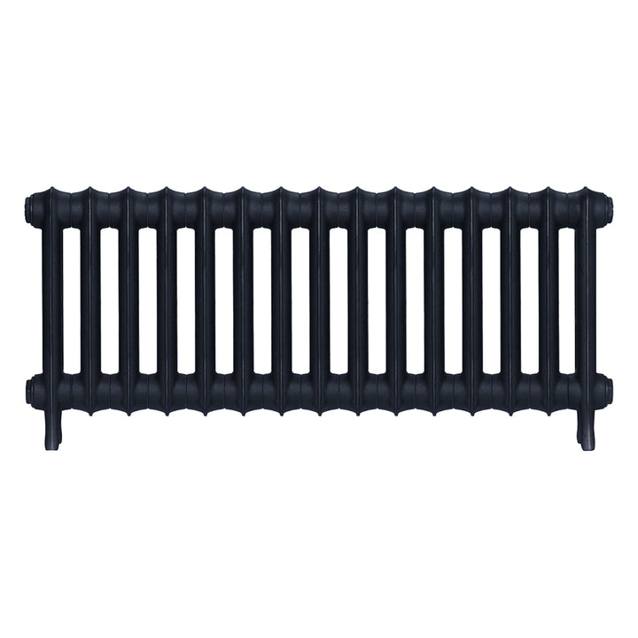 Emmeline I - Pencil Grey Cast Iron Column Radiator H407mm x W1028mm 1 Column - Wall Hung