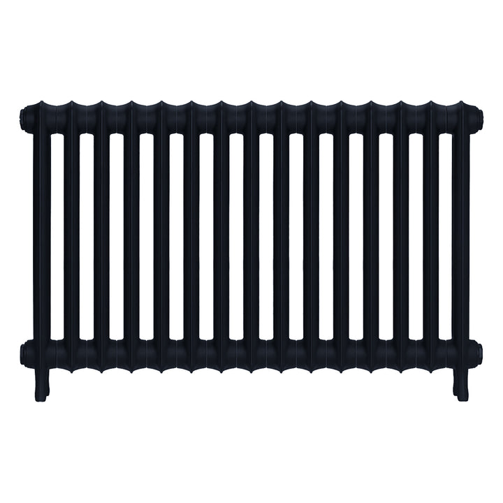 Emmeline I - Pencil Grey Cast Iron Column Radiator H607mm x W1028mm 1 Column - Wall Hung