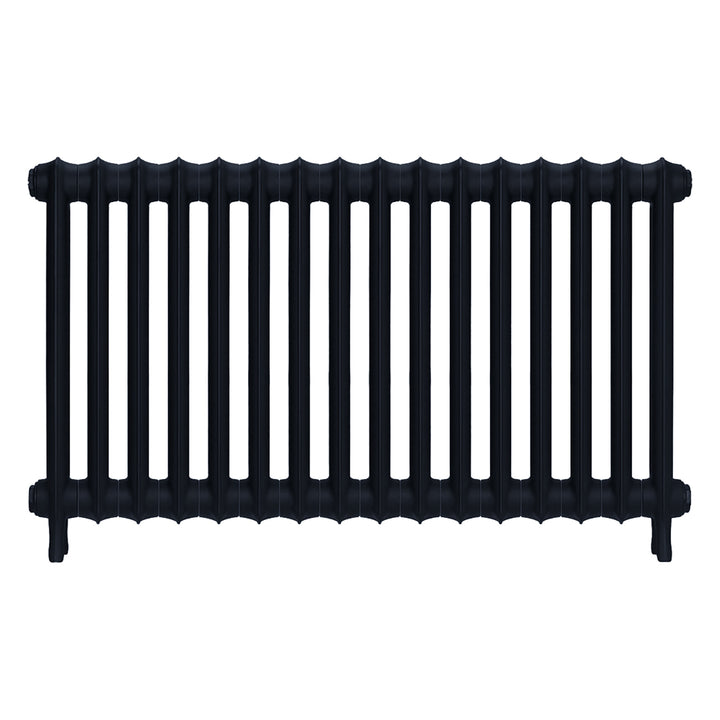 Emmeline I - Pencil Grey Cast Iron Column Radiator H607mm x W1094mm 1 Column - Wall Hung