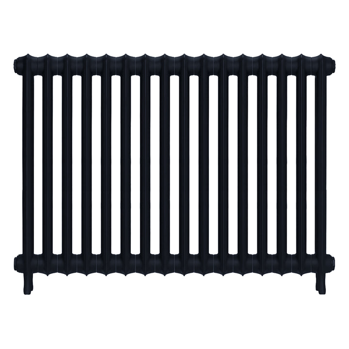 Emmeline I - Pencil Grey Cast Iron Column Radiator H807mm x W1094mm 1 Column - Wall Hung