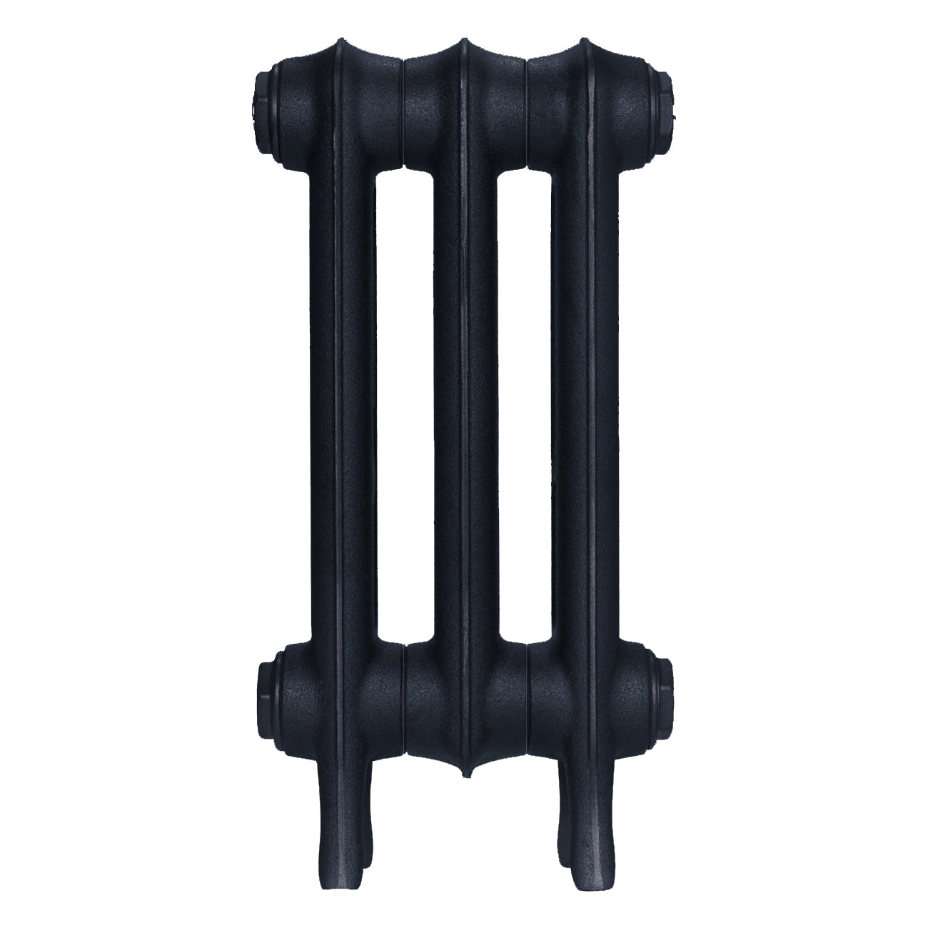 Emmeline I - Pencil Grey Cast Iron Column Radiator H407mm x W230mm 1 Column - Wall Hung