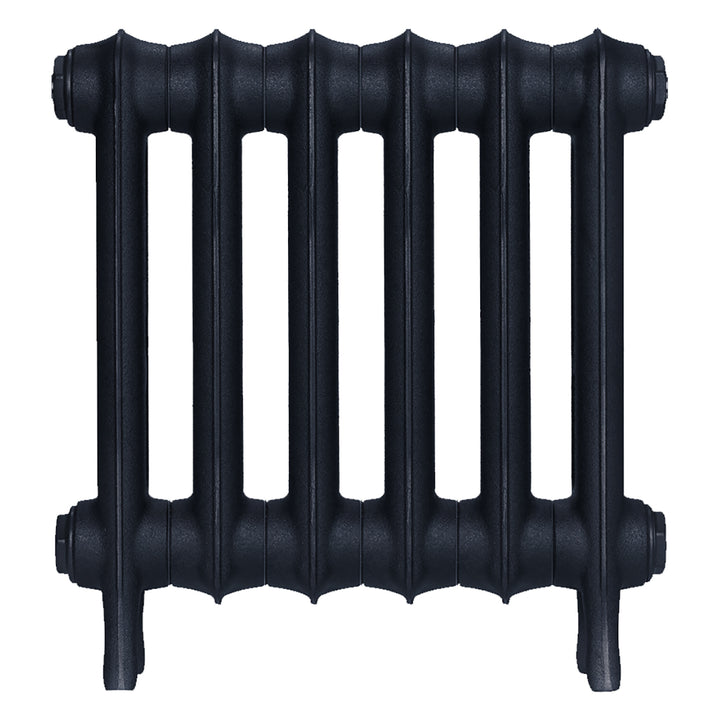 Emmeline I - Pencil Grey Cast Iron Column Radiator H407mm x W429mm 1 Column - Wall Hung