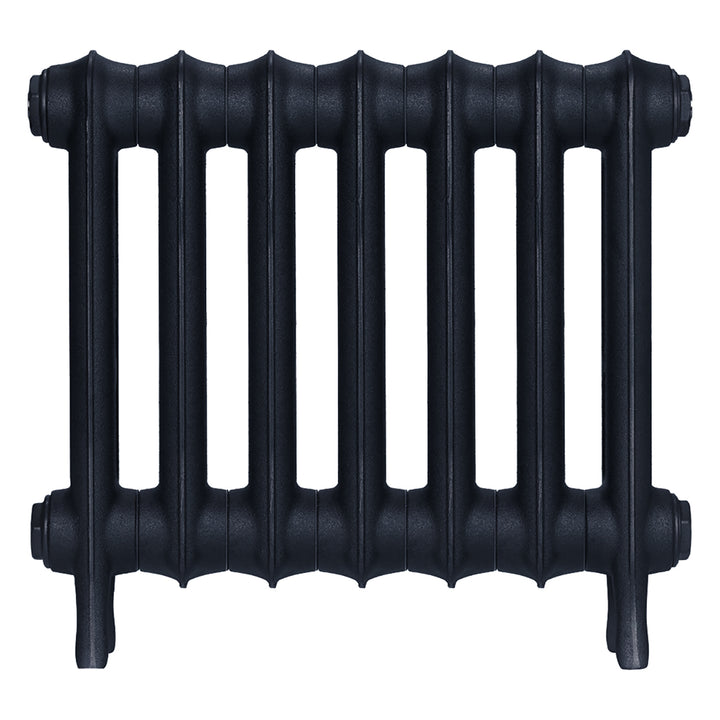 Emmeline I - Pencil Grey Cast Iron Column Radiator H407mm x W496mm 1 Column - Wall Hung