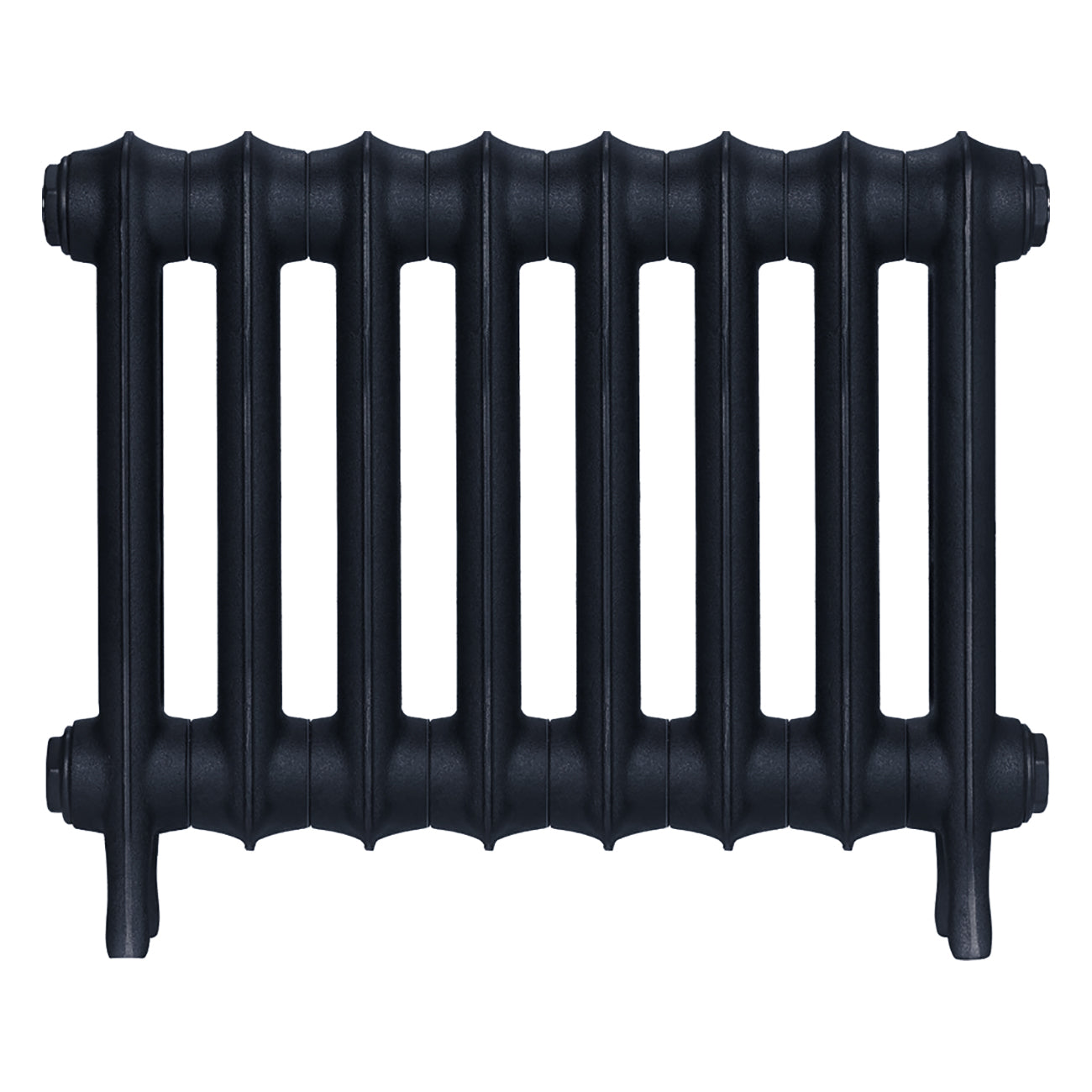 Emmeline I - Pencil Grey Cast Iron Column Radiator H407mm x W562mm 1 Column - Wall Hung