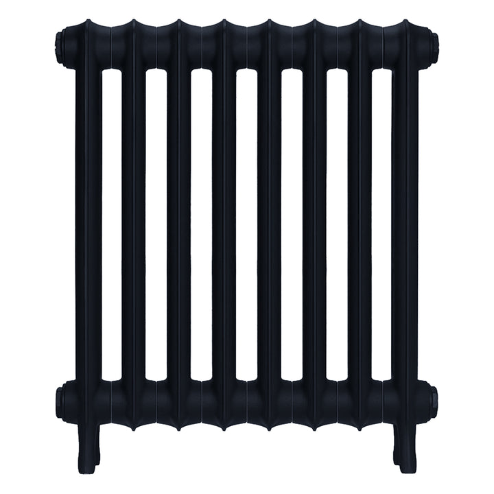 Emmeline I - Pencil Grey Cast Iron Column Radiator H607mm x W562mm 1 Column - Wall Hung