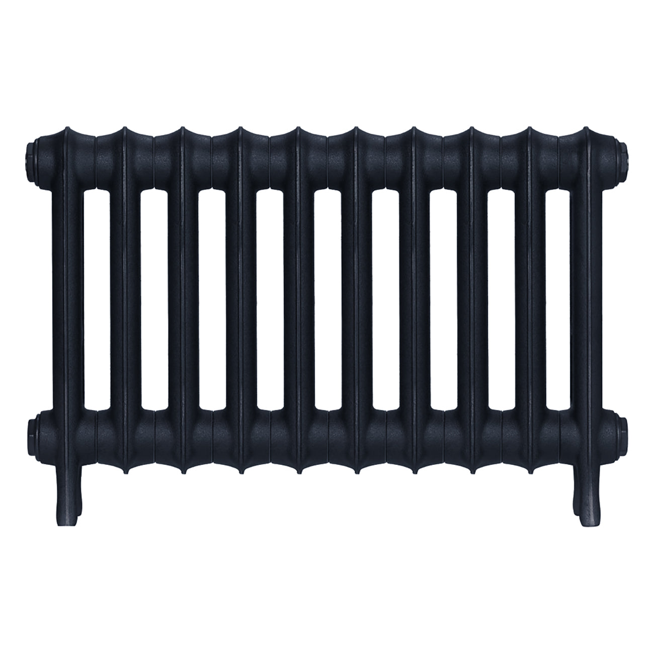 Emmeline II - Pencil Grey Cast Iron Column Radiator H413mm x W695mm 2 Column - Wall Hung