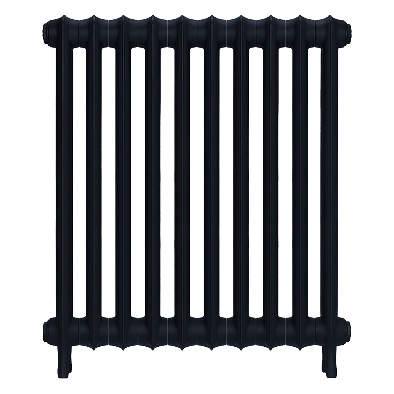 Emmeline II - Pencil Grey Cast Iron Column Radiator H813mm x W695mm 2 Column - Wall Hung