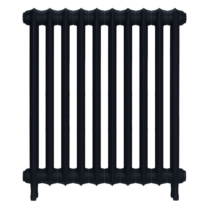 Emmeline II - Pencil Grey Cast Iron Column Radiator H813mm x W695mm 2 Column - Wall Hung