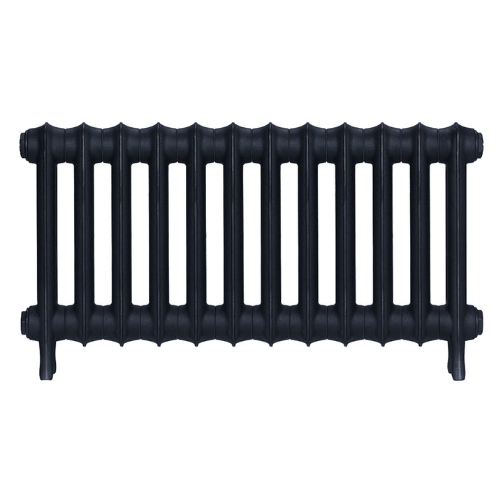 Emmeline II - Pencil Grey Cast Iron Column Radiator H413mm x W828mm 2 Column - Wall Hung