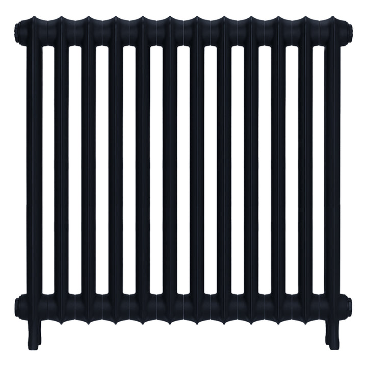 Emmeline II - Pencil Grey Cast Iron Column Radiator H813mm x W828mm 2 Column - Wall Hung