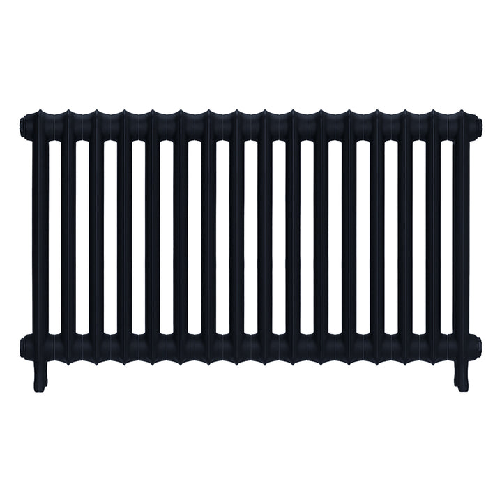 Emmeline II - Pencil Grey Cast Iron Column Radiator H613mm x W1094mm 2 Column - Wall Hung