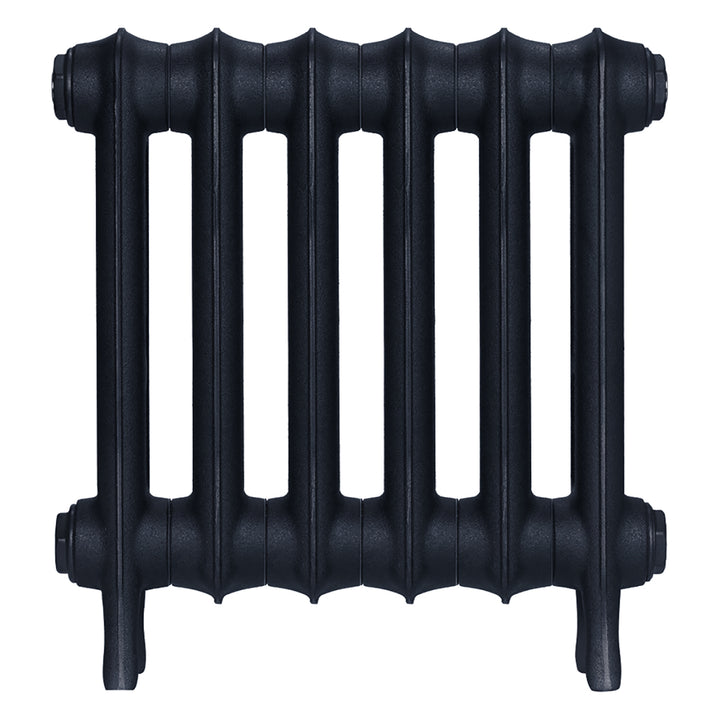 Emmeline II - Pencil Grey Cast Iron Column Radiator H413mm x W429mm 2 Column - Wall Hung