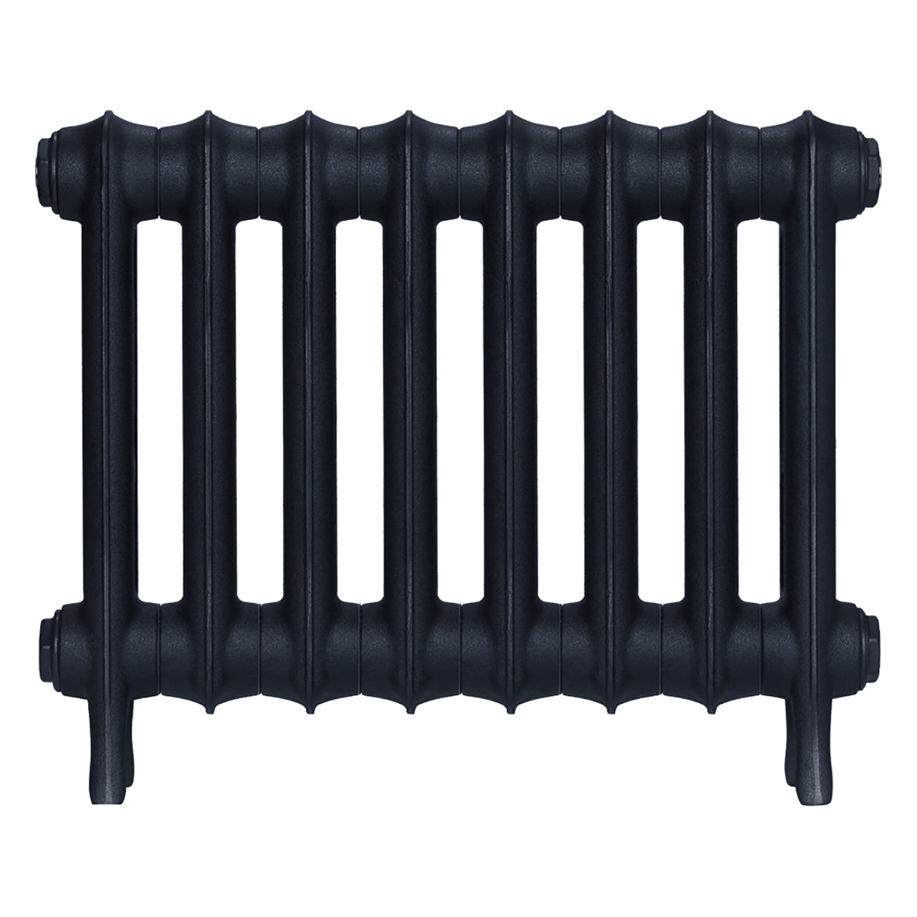 Emmeline II - Pencil Grey Cast Iron Column Radiator H413mm x W562mm 2 Column - Wall Hung