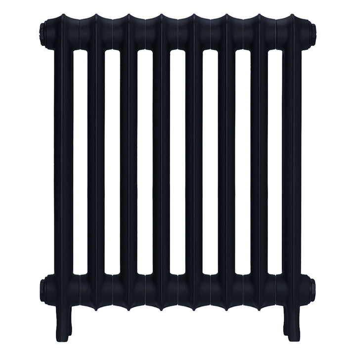 Emmeline II - Pencil Grey Cast Iron Column Radiator H613mm x W562mm 2 Column - Wall Hung