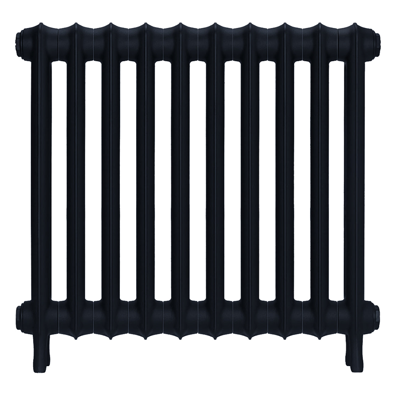Emmeline III - Pencil Grey Cast Iron Column Radiator H616mm x W695mm 3 Column - Wall Hung