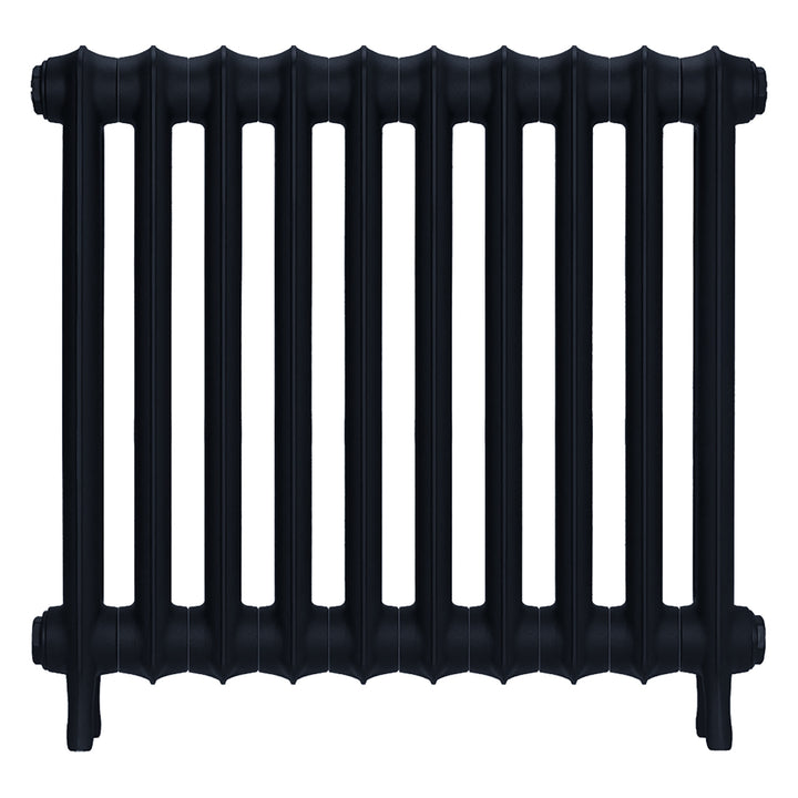 Emmeline III - Pencil Grey Cast Iron Column Radiator H616mm x W695mm 3 Column - Wall Hung