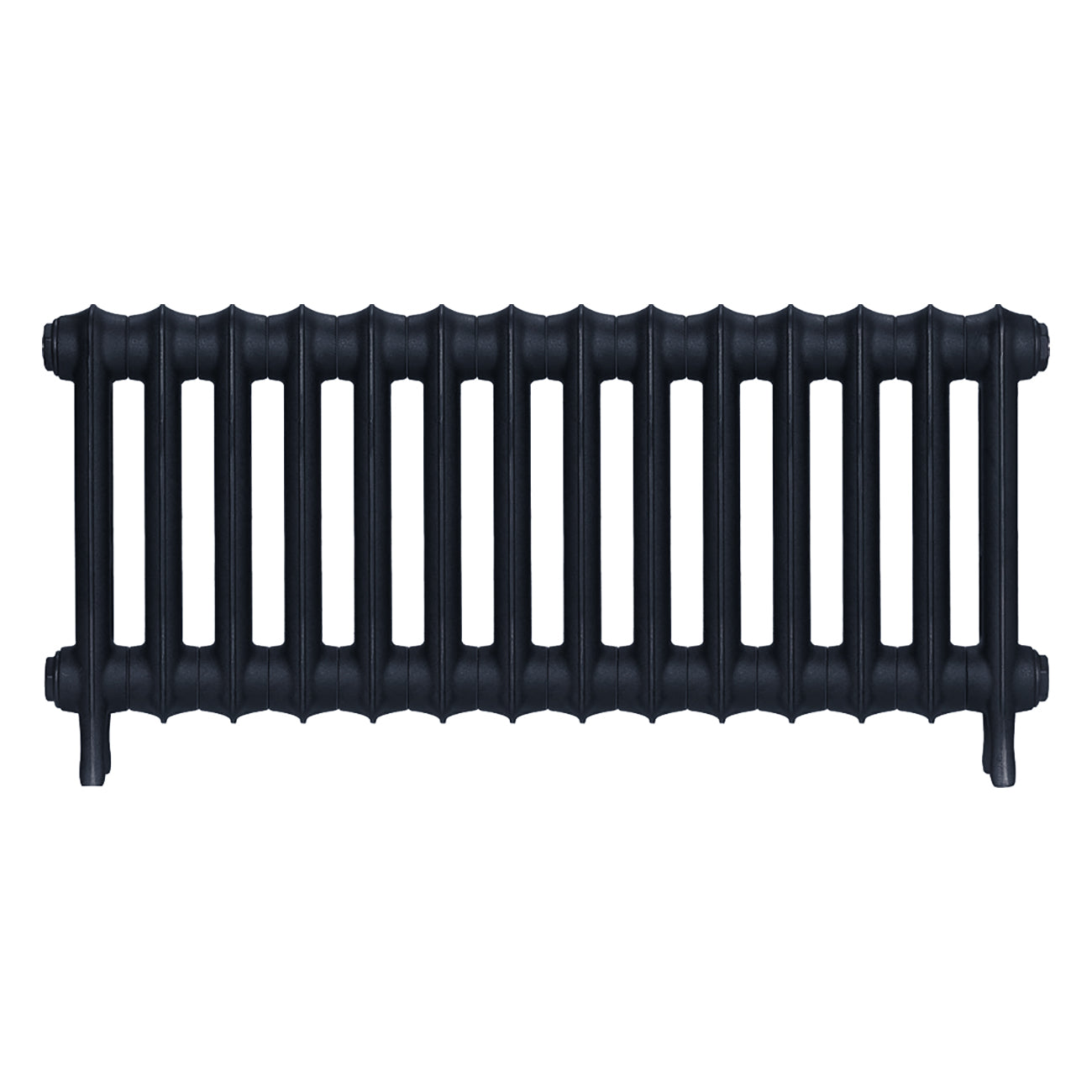 Emmeline III - Pencil Grey Cast Iron Column Radiator H416mm x W961mm 3 Column - Wall Hung