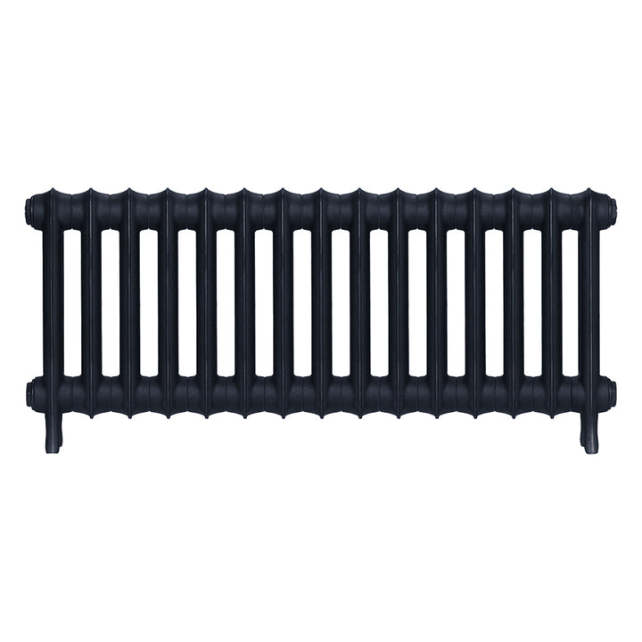 Emmeline III - Pencil Grey Cast Iron Column Radiator H416mm x W1028mm 3 Column - Wall Hung
