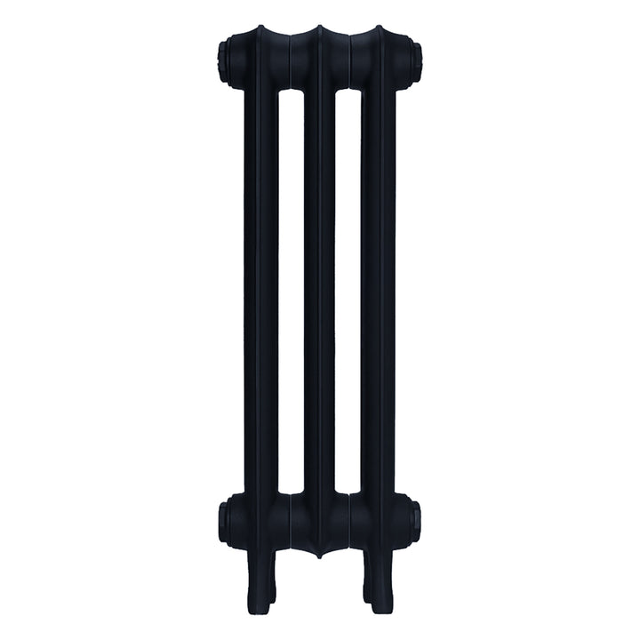 Emmeline III - Pencil Grey Cast Iron Column Radiator H616mm x W230mm 3 Column - Wall Hung