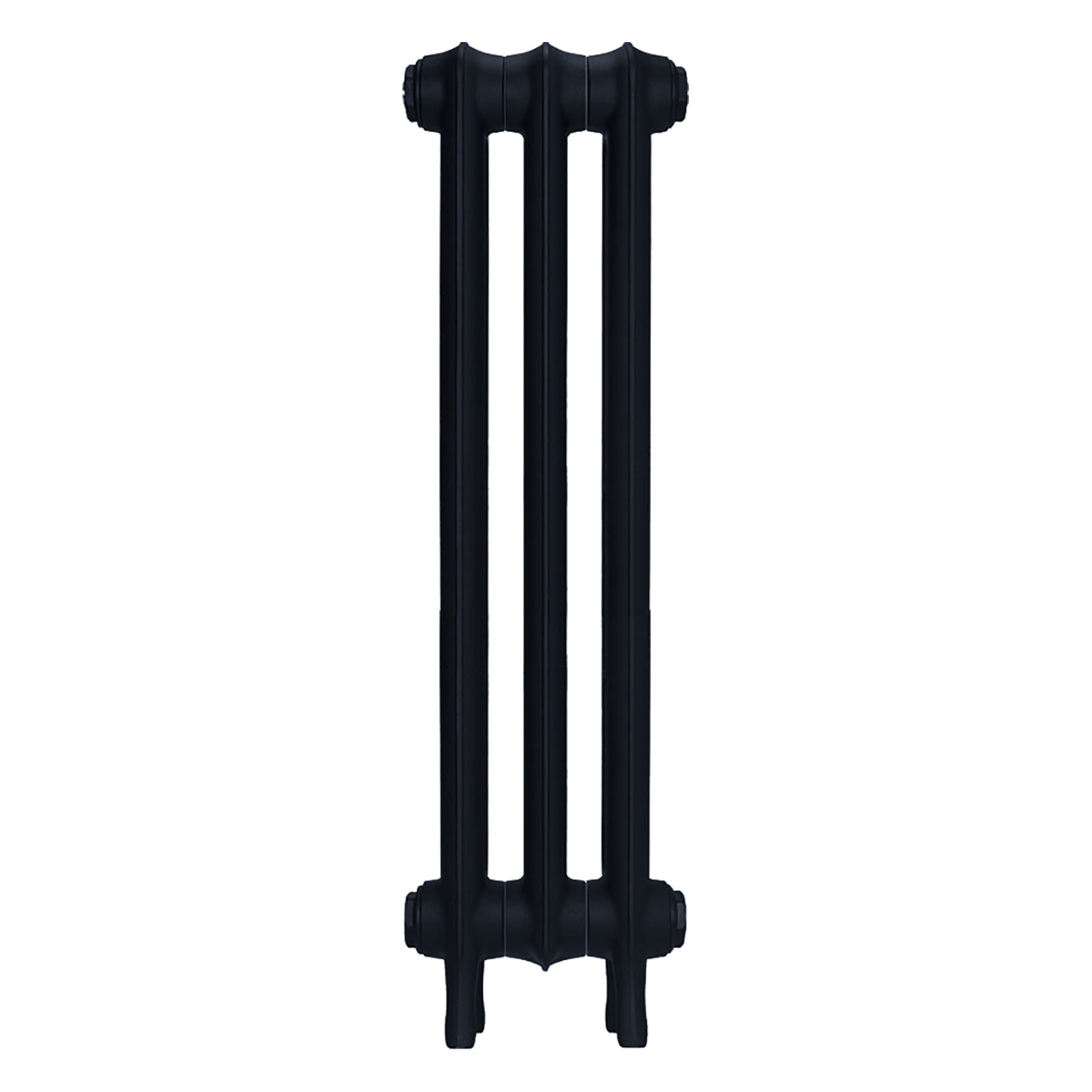 Emmeline III - Pencil Grey Cast Iron Column Radiator H816mm x W230mm 3 Column - Wall Hung