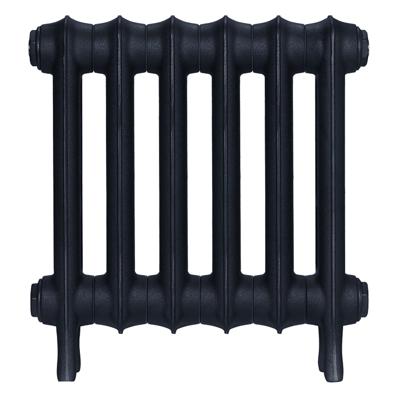 Emmeline III - Pencil Grey Cast Iron Column Radiator H416mm x W429mm 3 Column - Wall Hung