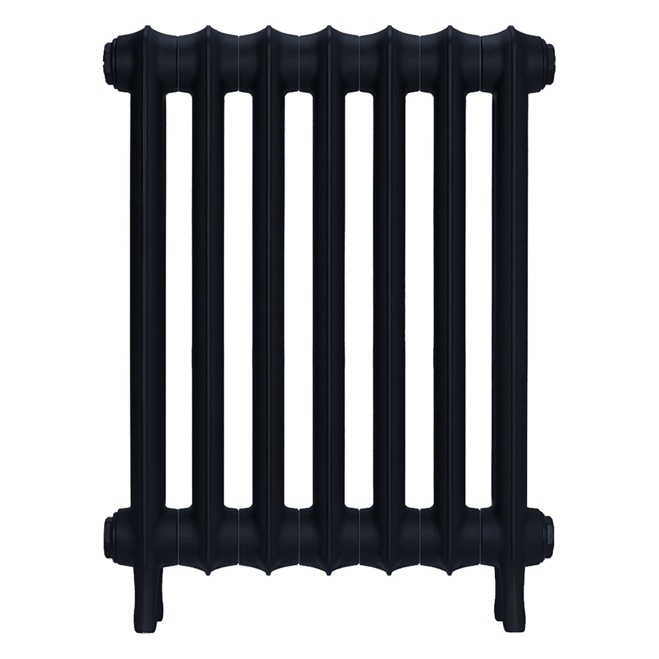 Emmeline III - Pencil Grey Cast Iron Column Radiator H616mm x W496mm 3 Column - Wall Hung