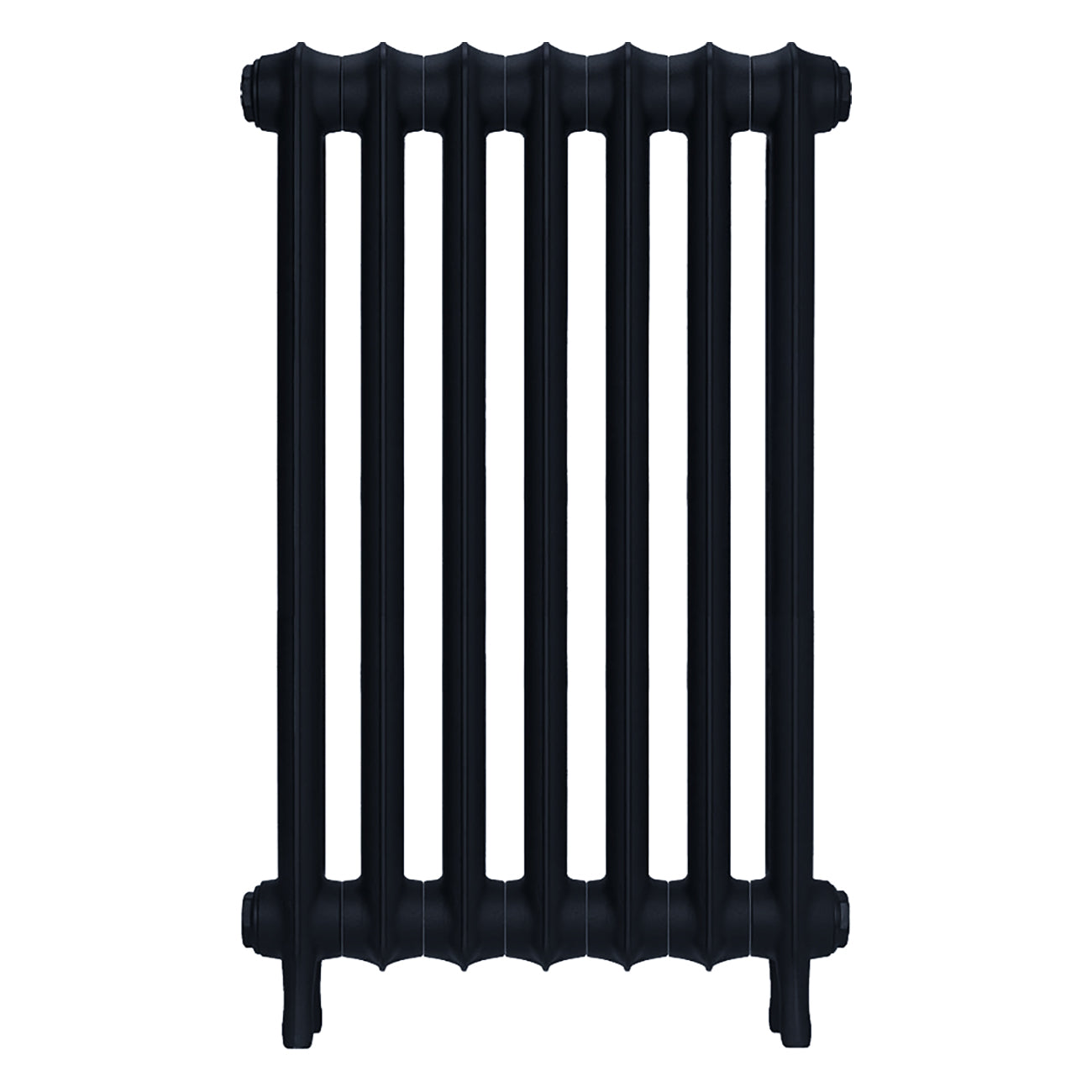 Emmeline III - Pencil Grey Cast Iron Column Radiator H816mm x W496mm 3 Column - Wall Hung